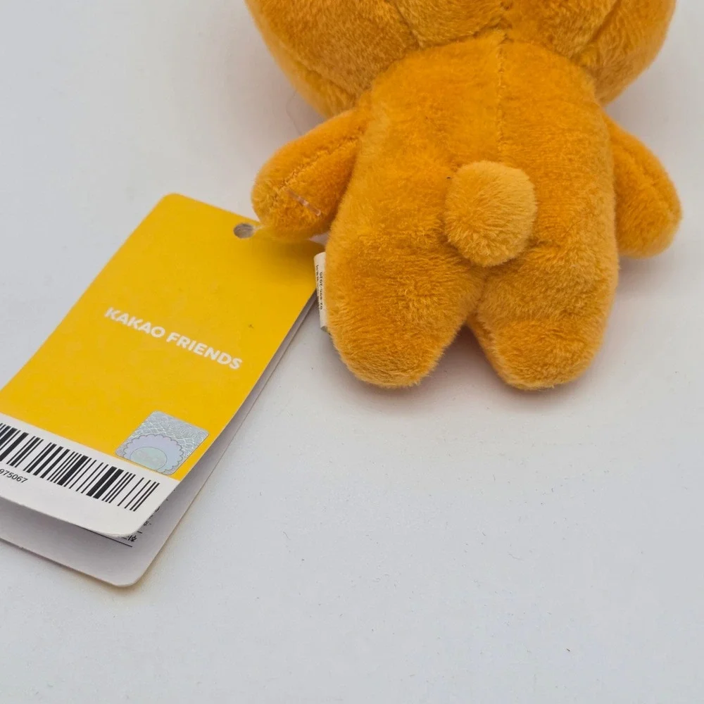 Kakao Friends Ryan Plush Keychain Doll Orange Small Bag Charm Korean Kawaii Lion